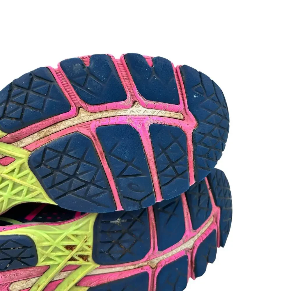 ASICS Women's Gel Kayano 22 Indigo‎ Blue Pink Glow Sneakers Shoes Size 8
